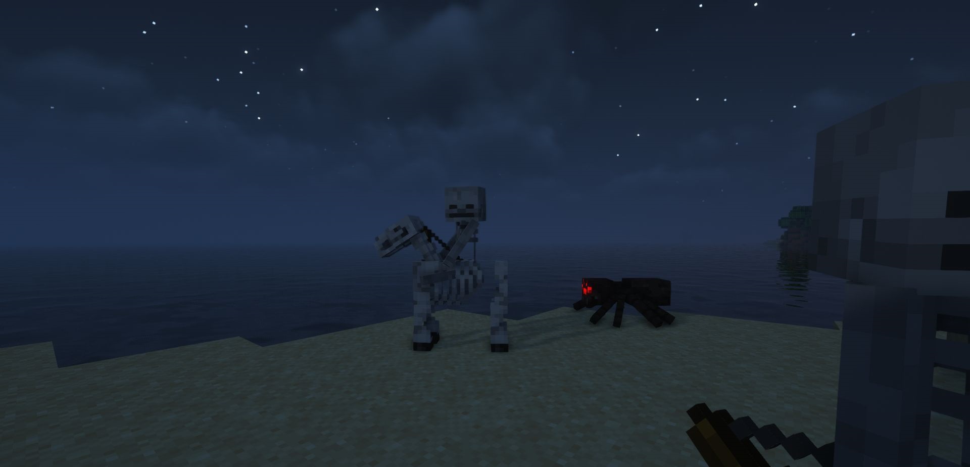 Настройки мода Skeleton Horse Spawn в меню Minecraft