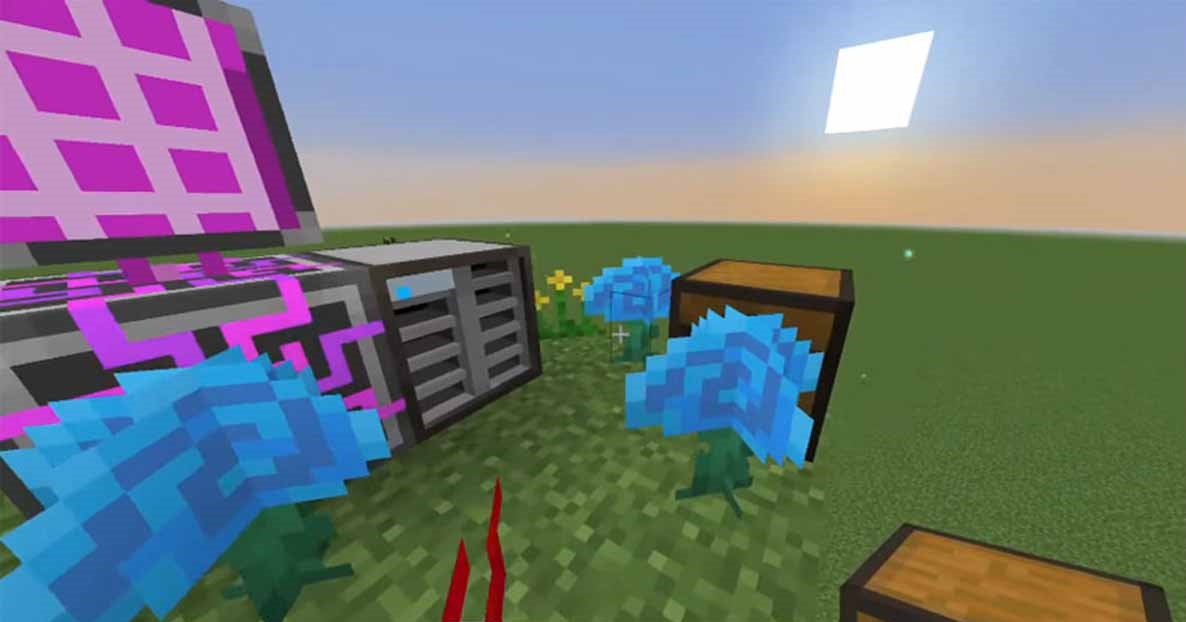 Интерфейс настройки острова в Skyblock Builder с выбором блоков