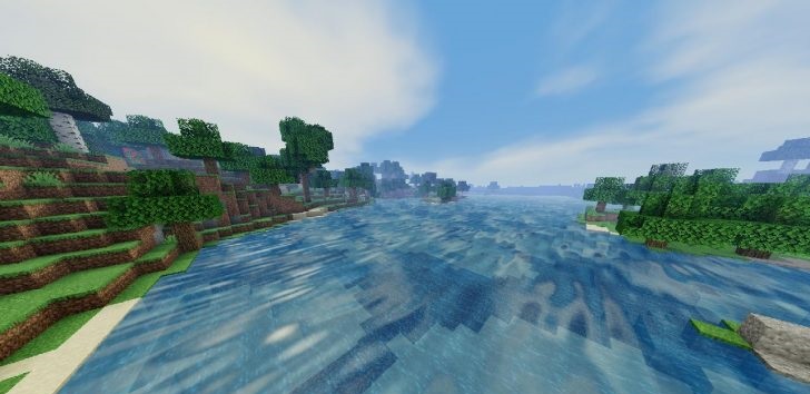 Реалистичная вода и освещение в Minecraft с модом Skylec Shaders