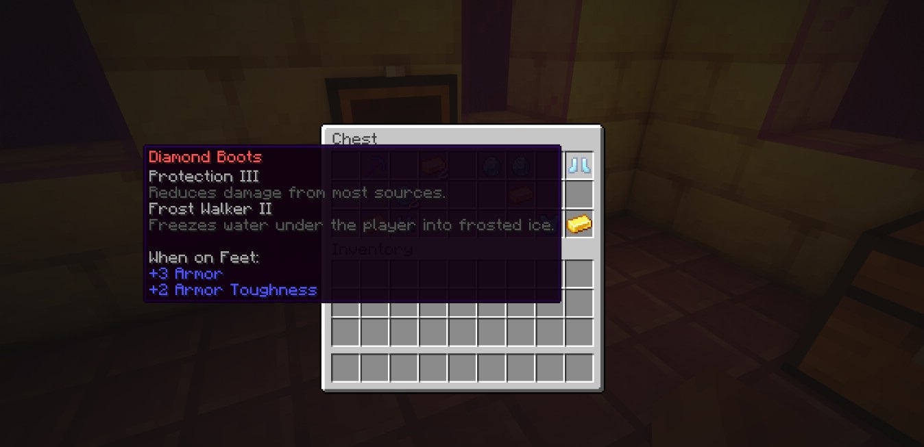 Сравнение обычных и скрытых проклятий в Minecraft с модом Sneaky Curses