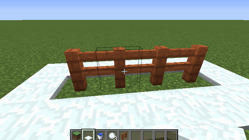 Снег в Minecraft взаимодействует с блоками, создавая реалистичные эффекты