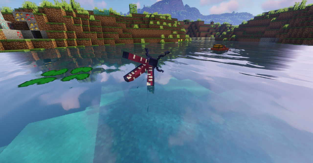 Подводный мир Minecraft с новыми видами кальмаров