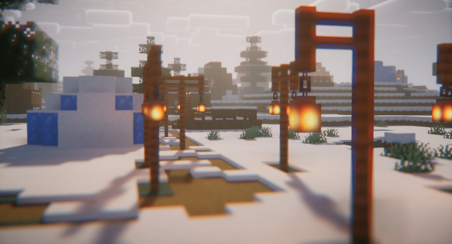 Настройки частоты структур в моде Sparse Structures для Minecraft