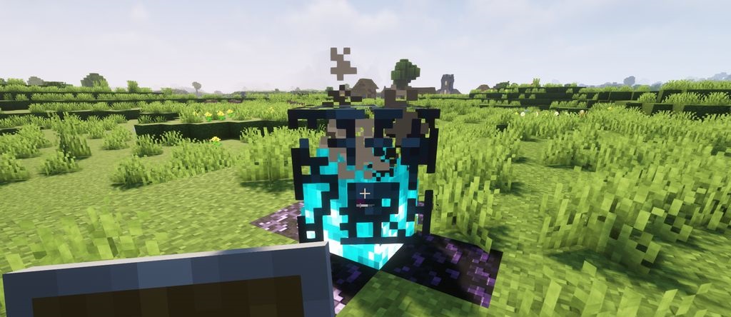 Готовый работающий спавнер мобов из мода Spirit в подземелье Minecraft