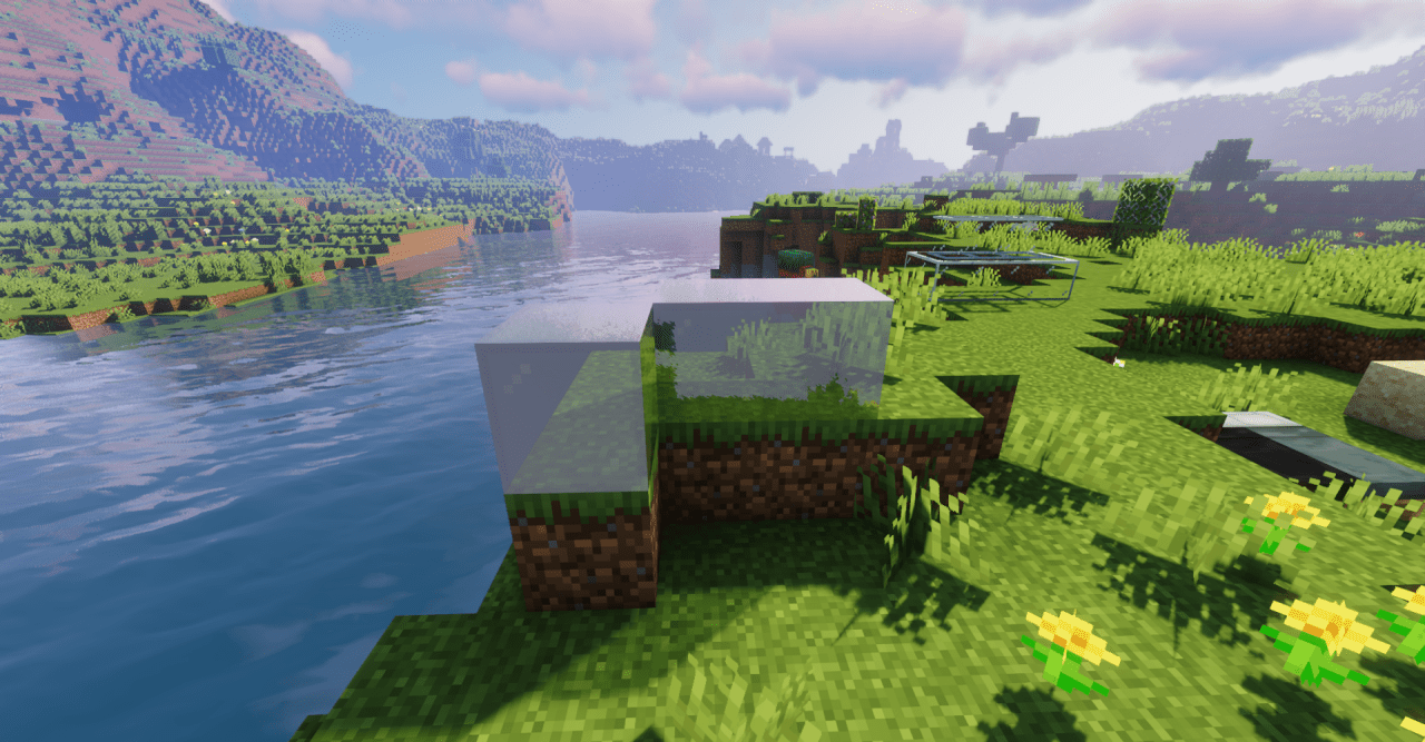 Реалистичные витражи в Minecraft с использованием текстур-пака