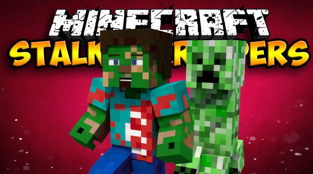 Stalker Creepers для Minecraft 1.21.4