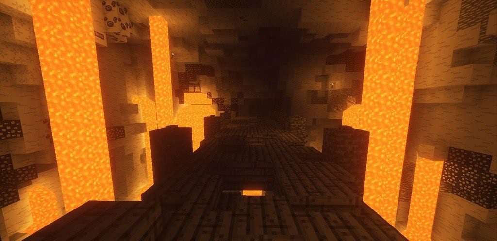 Игровой процесс с Stickland Resource Pack в биоме пустыни