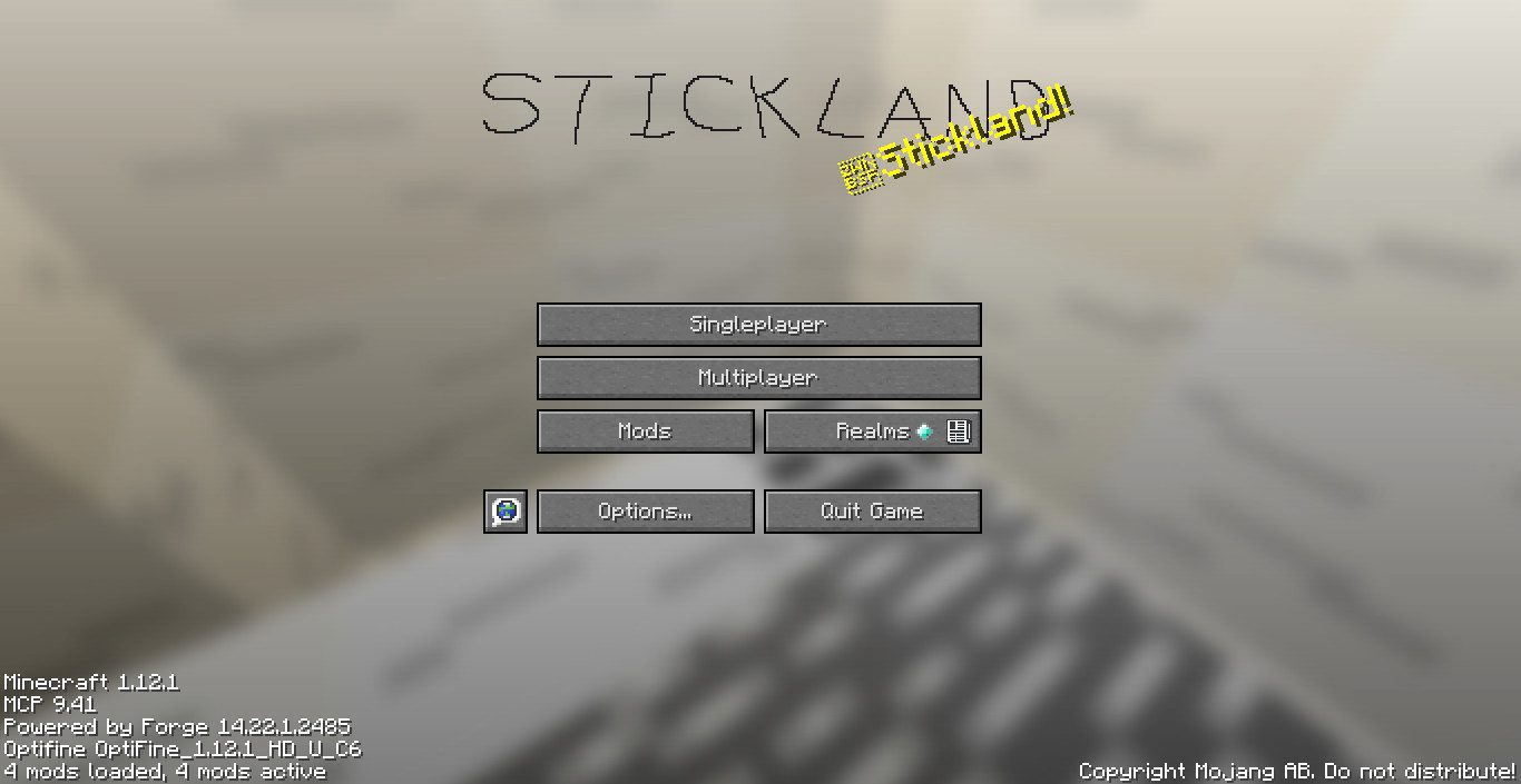 Stickland  1.12.2