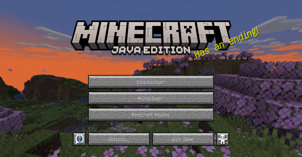Сравнение стандартного интерфейса Minecraft и Stone Buttons
