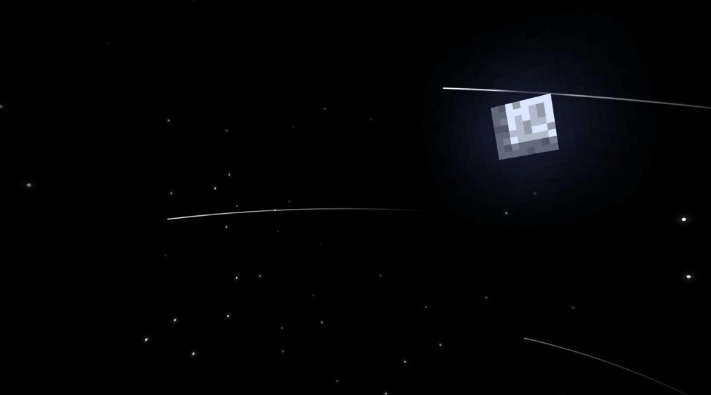 Реалистичное ночное небо в Minecraft с модом Stracciatella