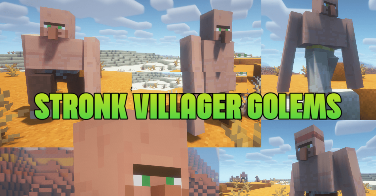 Stronk Villager Golems  1.21.5