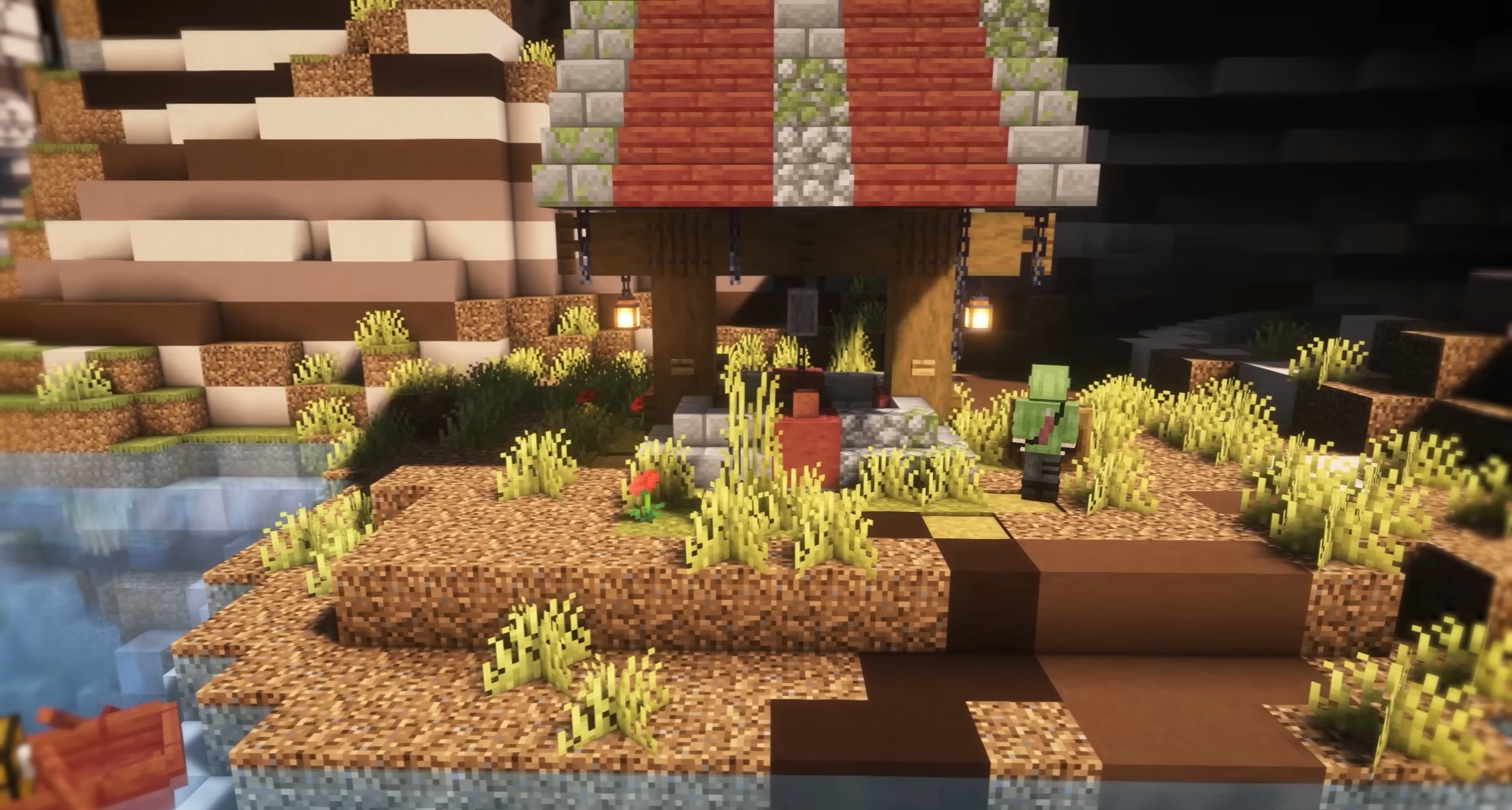 Подземные руины в Structory Mod для Minecraft с сундуками и ловушками