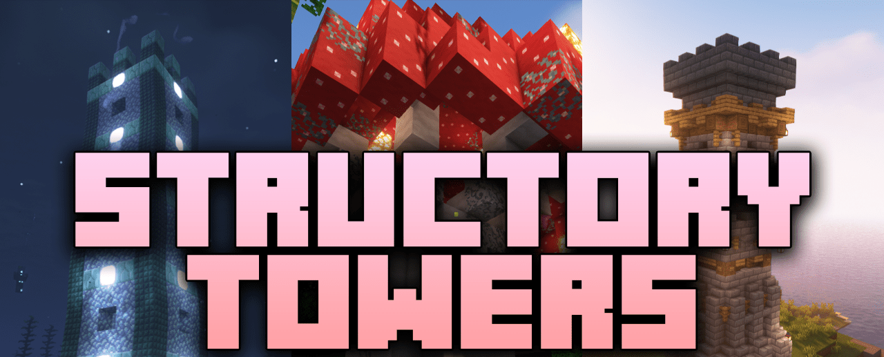 Structory Towers для Minecraft 1.19.4