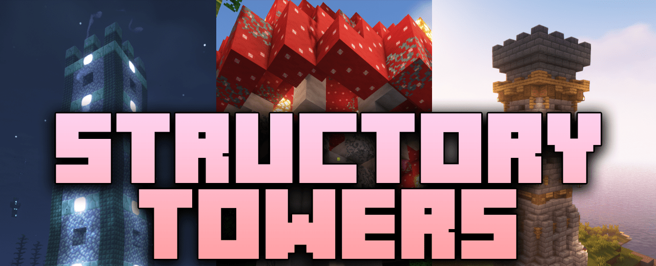 Structory Towers для Minecraft 1.21.4
