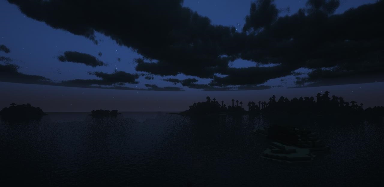 Детализированная листва и трава в Minecraft с шейдерами Sunflawer