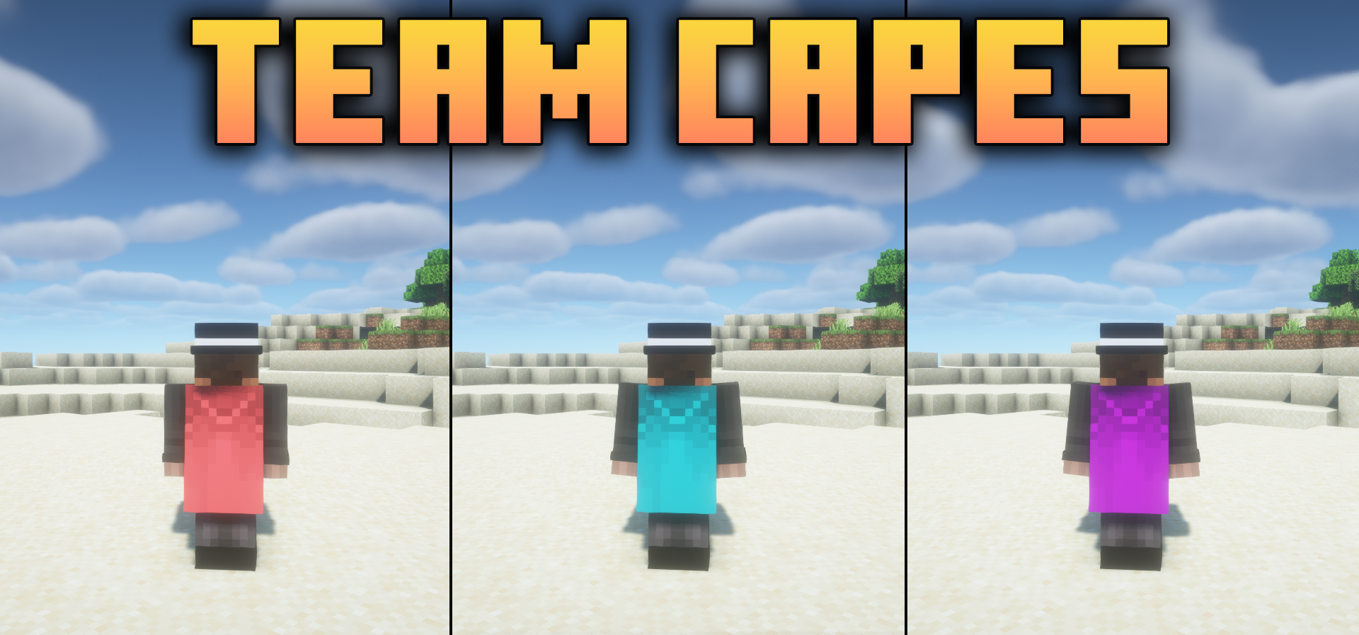 Team Capes для Minecraft 1.21.1
