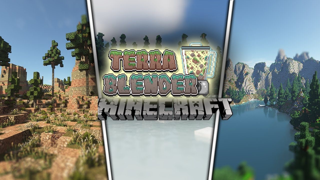 Пример уникального биома, созданного с помощью TerraBlender в Minecraft