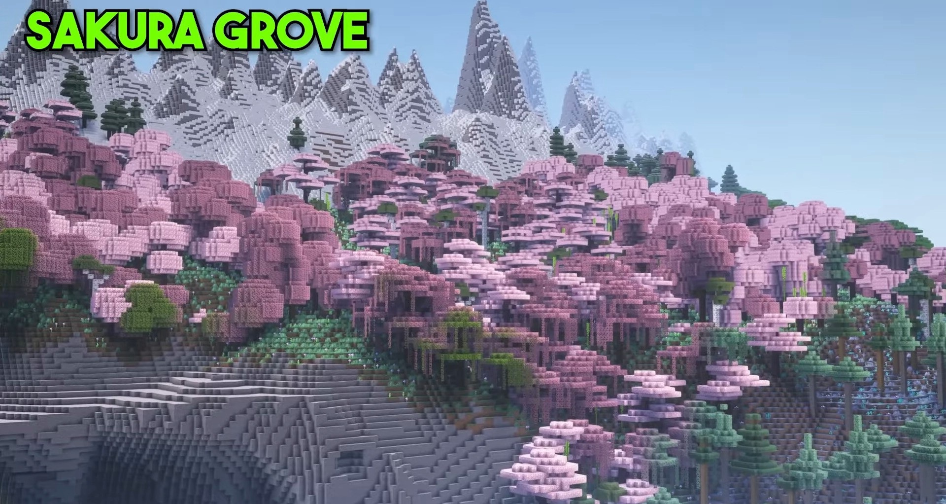 Новые пещеры в Minecraft с модом Terralith