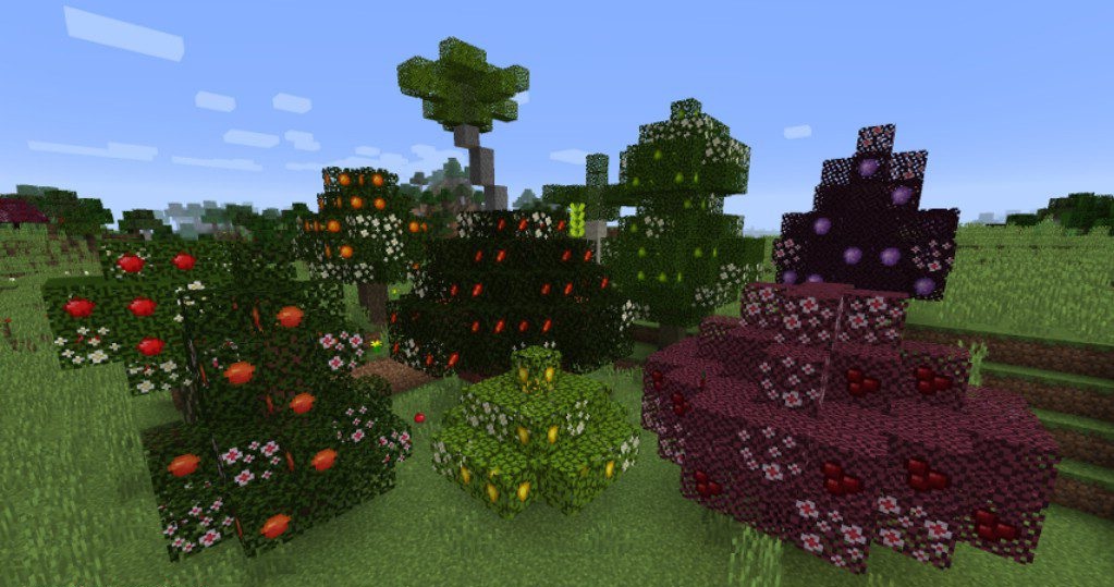 Уникальные биомы и растительность в моде Terraqueous для Minecraft