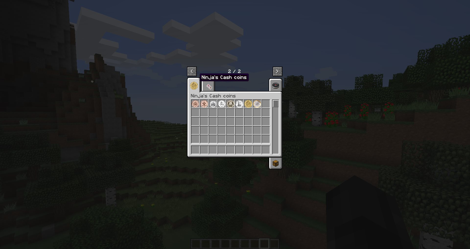 Настройки валюты в моде Ninja's Cash для серверов Minecraft