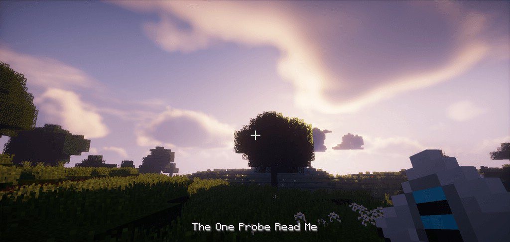 Главное меню настроек The One Probe с опциями интерфейса