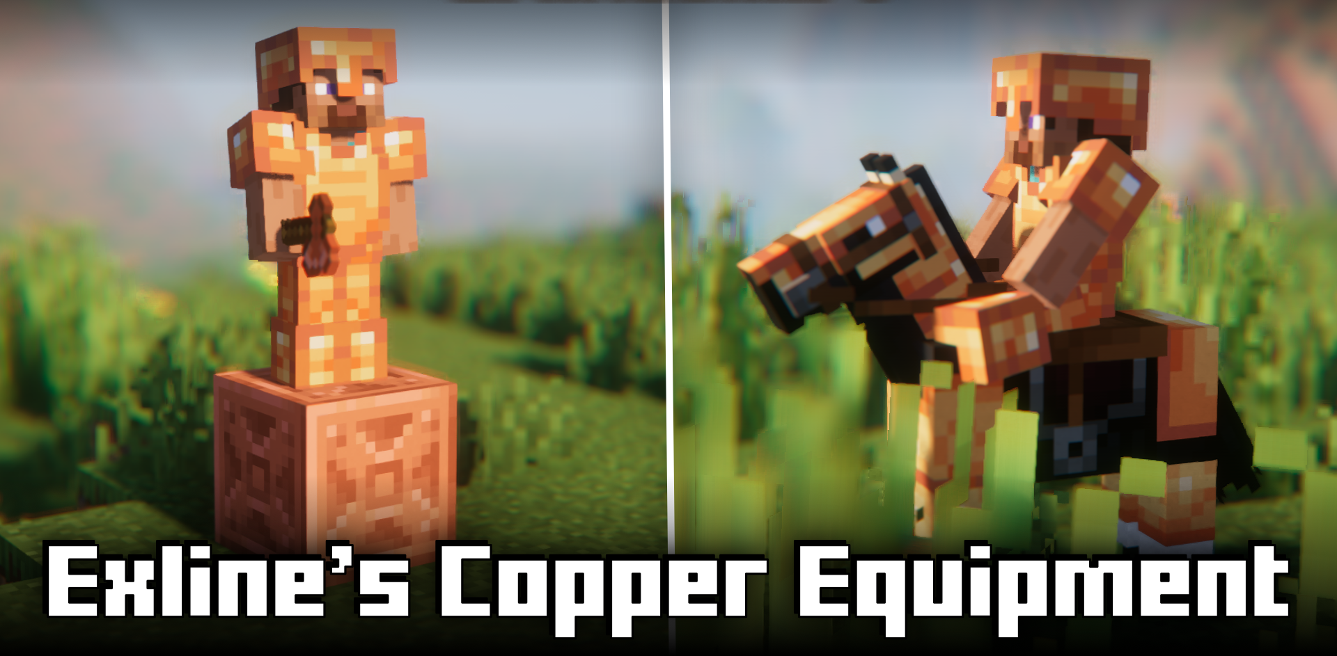 Exline’s Copper Equipment для Minecraft 1.21.5