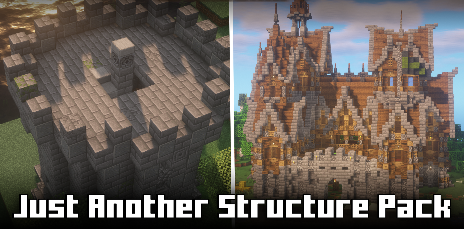 Just Another Structure Pack для Minecraft 1.21.5