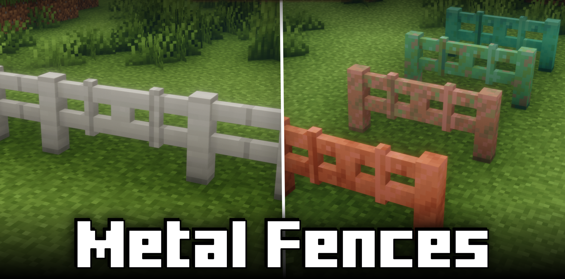 Metal Fences для Minecraft 1.21.4