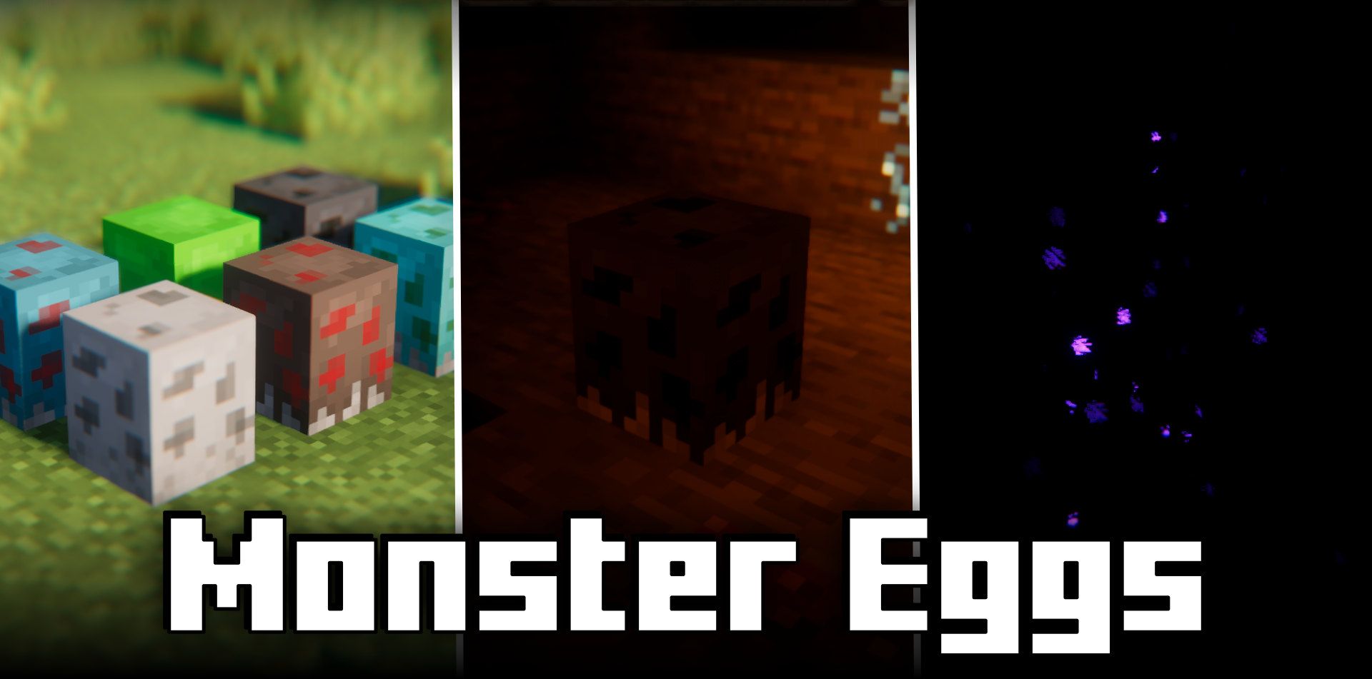 Monster Eggs для Minecraft 1.21.5