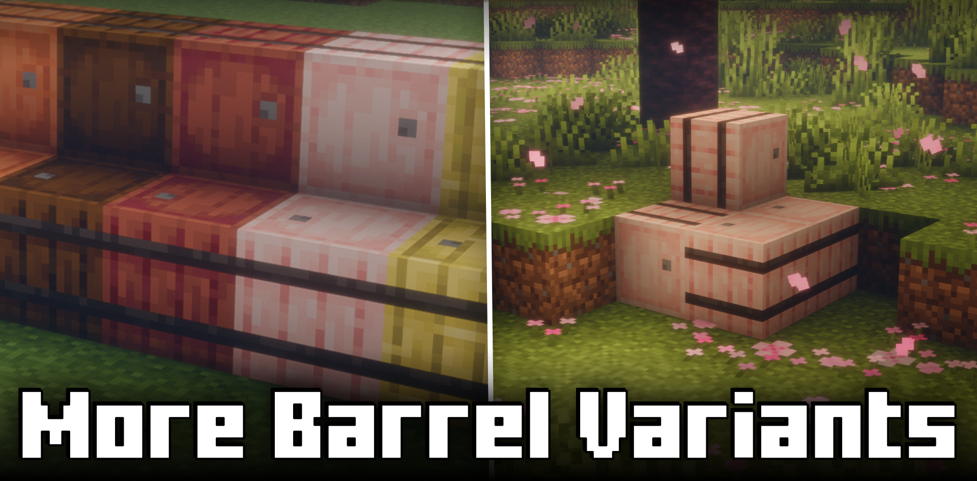 More Barrel Variants для Minecraft 1.21.3