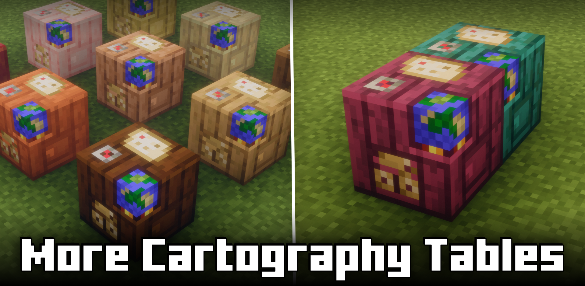 More Cartography Tables для Minecraft 1.21.3