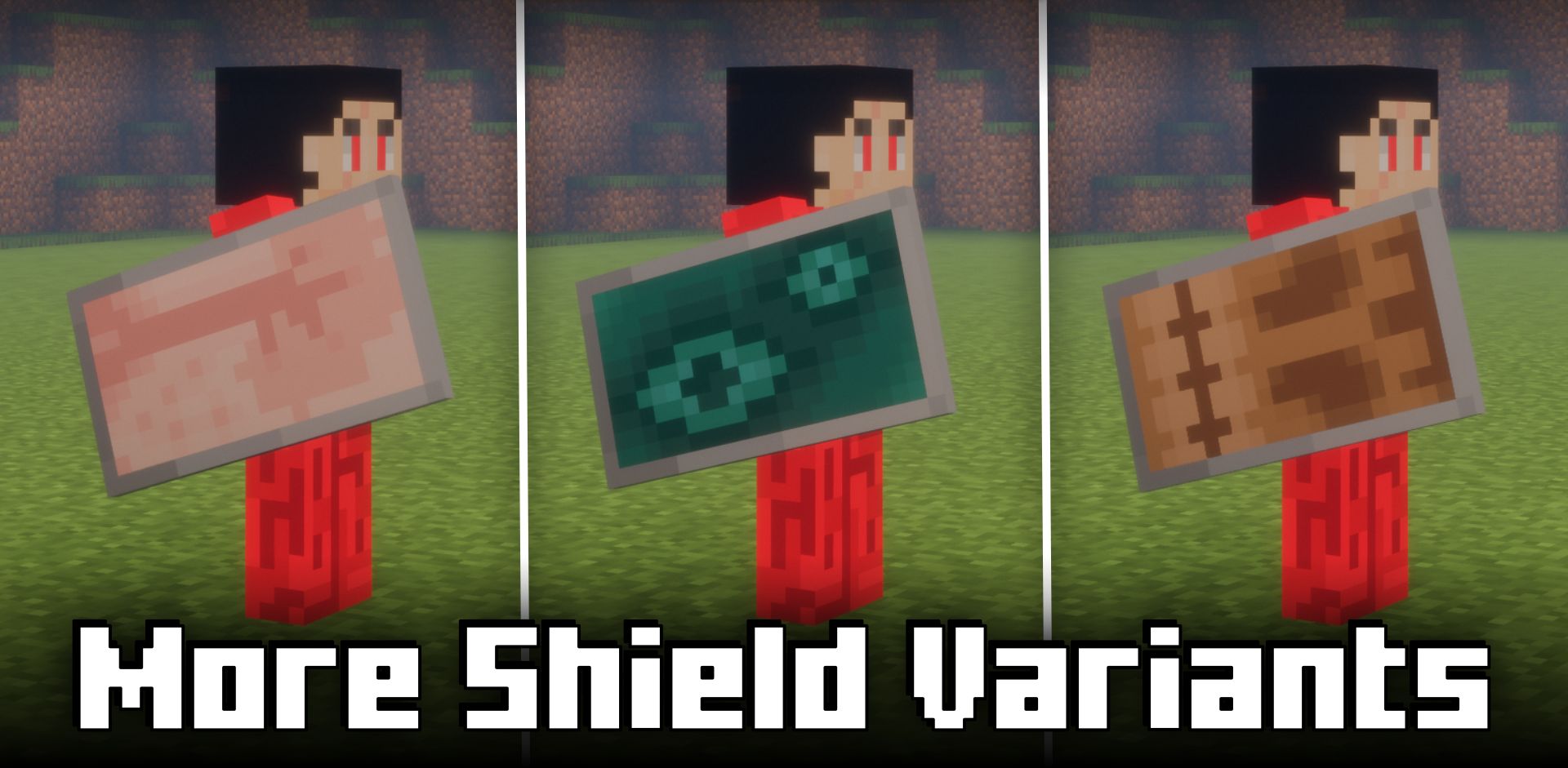 More Shield Variants для Minecraft 1.21.3
