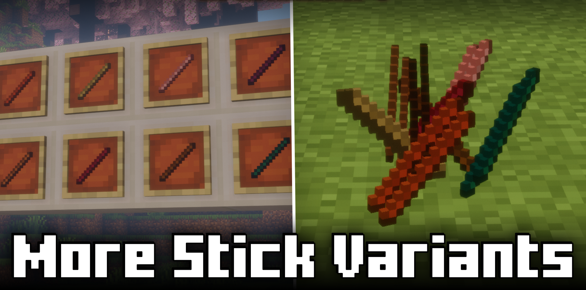 More Stick Variants для Minecraft 1.21.3