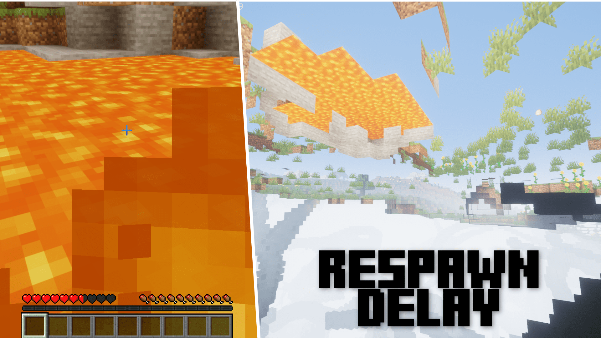 Respawn Delay для Minecraft 1.21.5