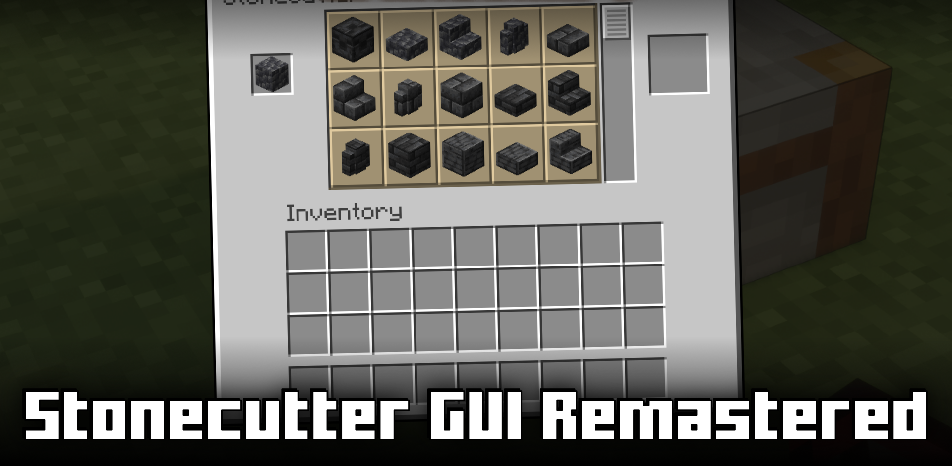 GUI Remastered для Minecraft 1.21.4