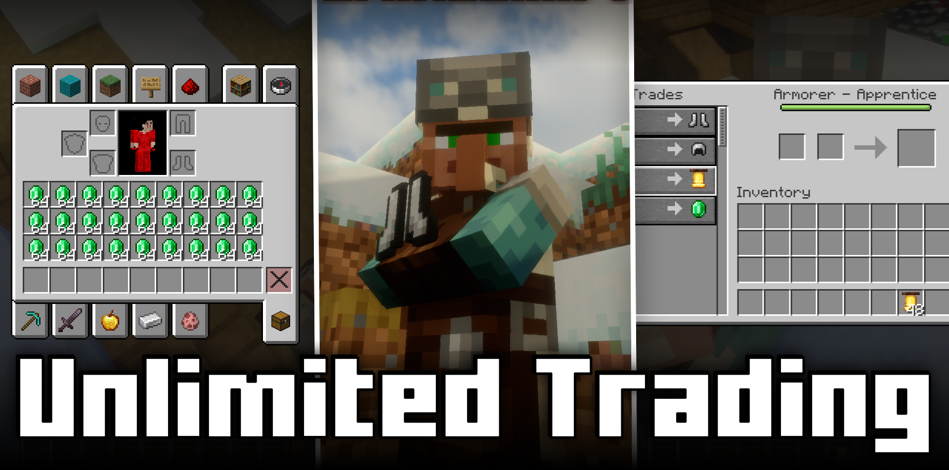 Unlimited Trading для Minecraft 1.21.4