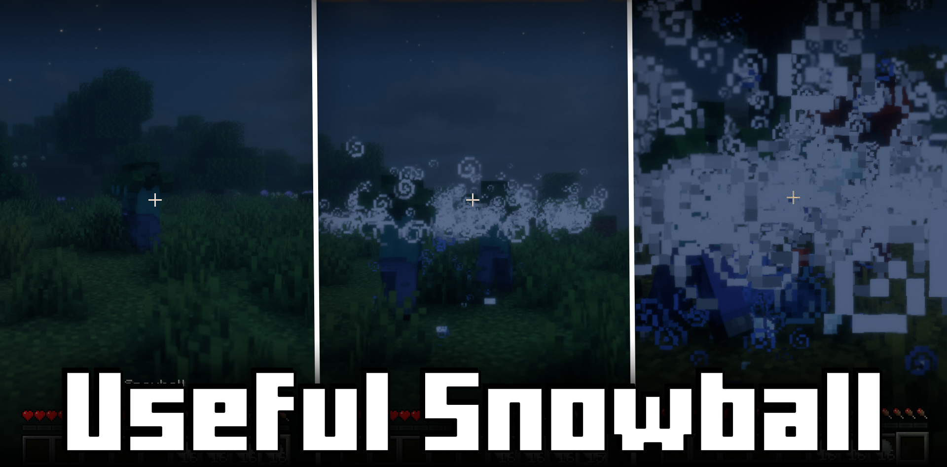 Useful Snowball для Minecraft 1.21.4