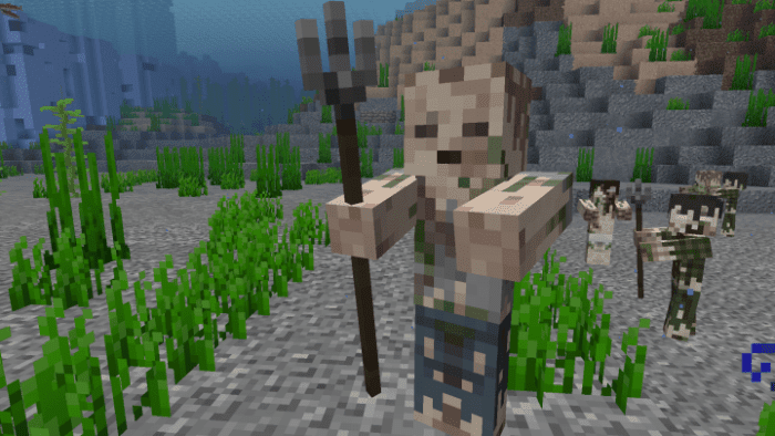 Улучшенные текстуры зомби для реалистичного геймплея в Minecraft