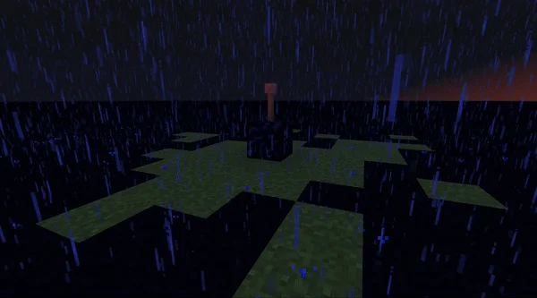 Игрок исследует пещеру в Minecraft с факелами и находит руду