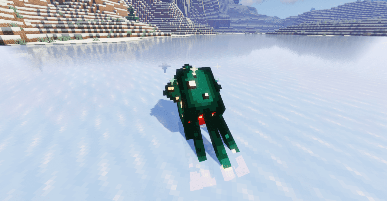 Интерфейс активации текстур-пака Too Many Squids в Minecraft