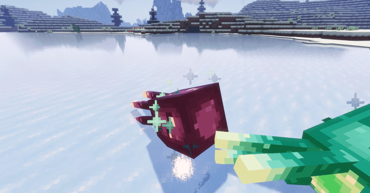 Разнообразные текстуры кальмаров в Minecraft с паком Too Many Squids