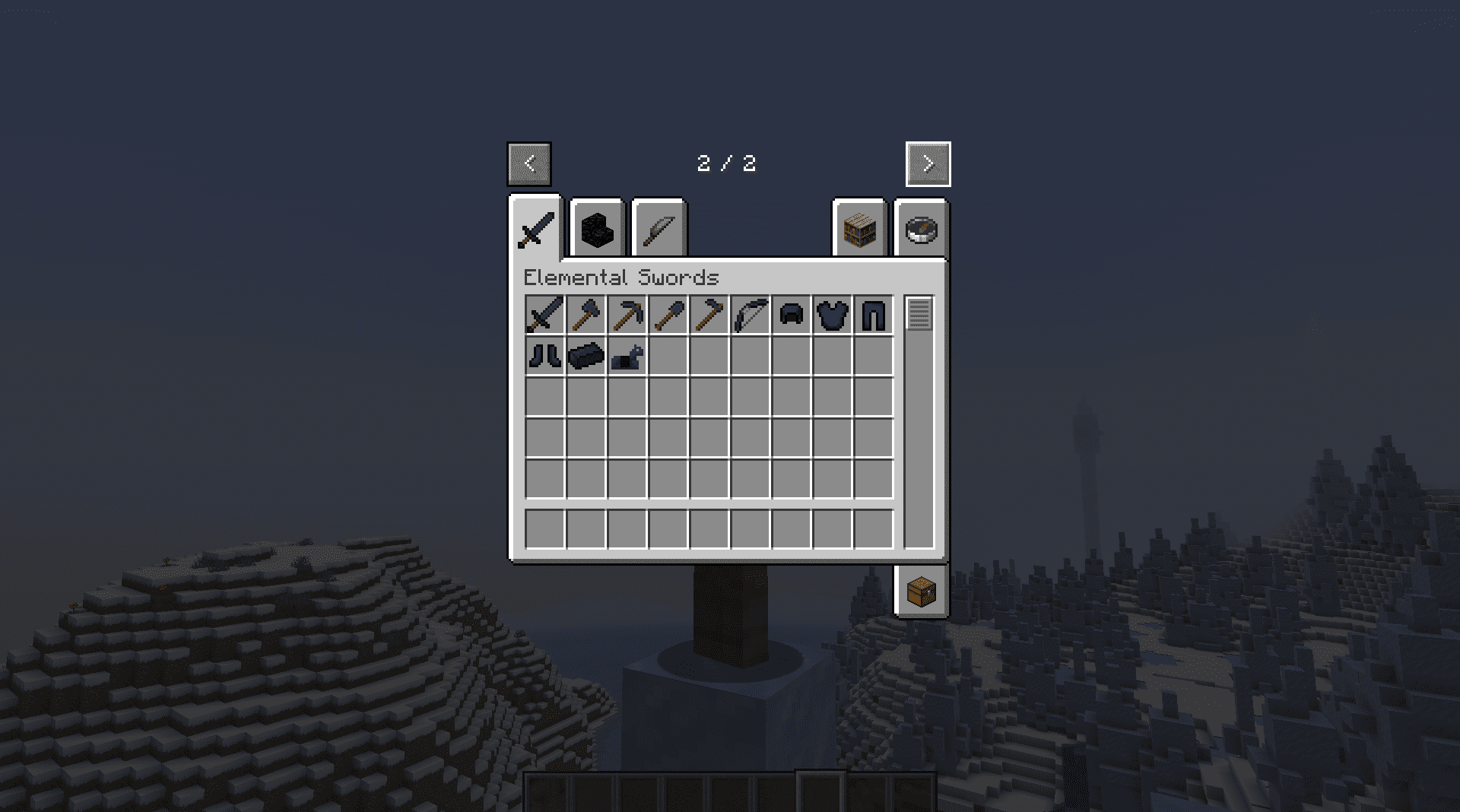 Игрок исследует Нижний мир в обсидиановой броне в Minecraft