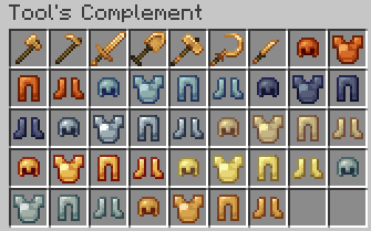 Сравнение новых и старых инструментов в Minecraft с модом Tools Complement