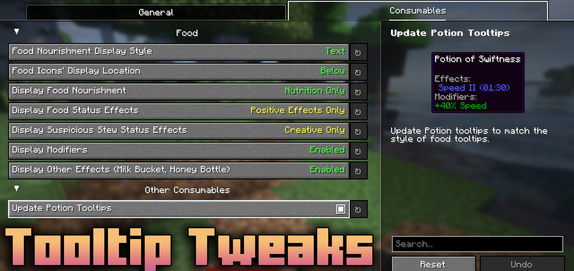 Tooltip Tweaks для Minecraft 1.21.3