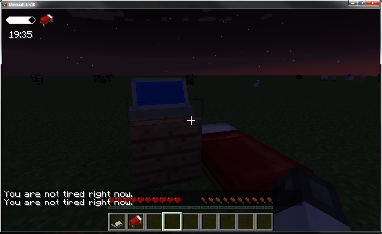 Интерфейс крафта в Minecraft с рецептами верстака, печи и меча