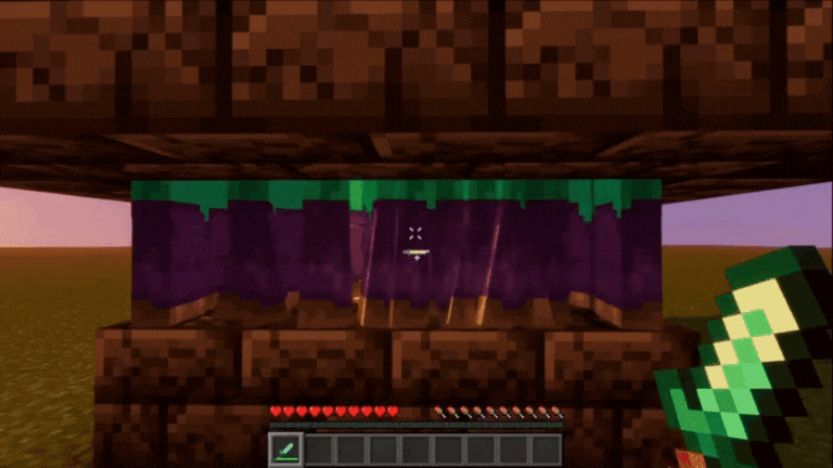 Пример автоматической атаки скелетов в Minecraft с помощью мода Toro’s Auto Attack