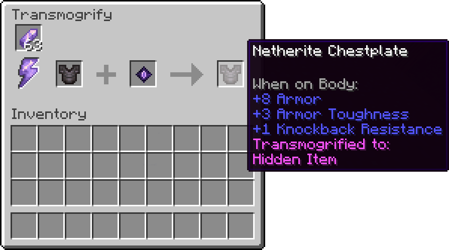 Скрытые возможности мода Transmog в Minecraft