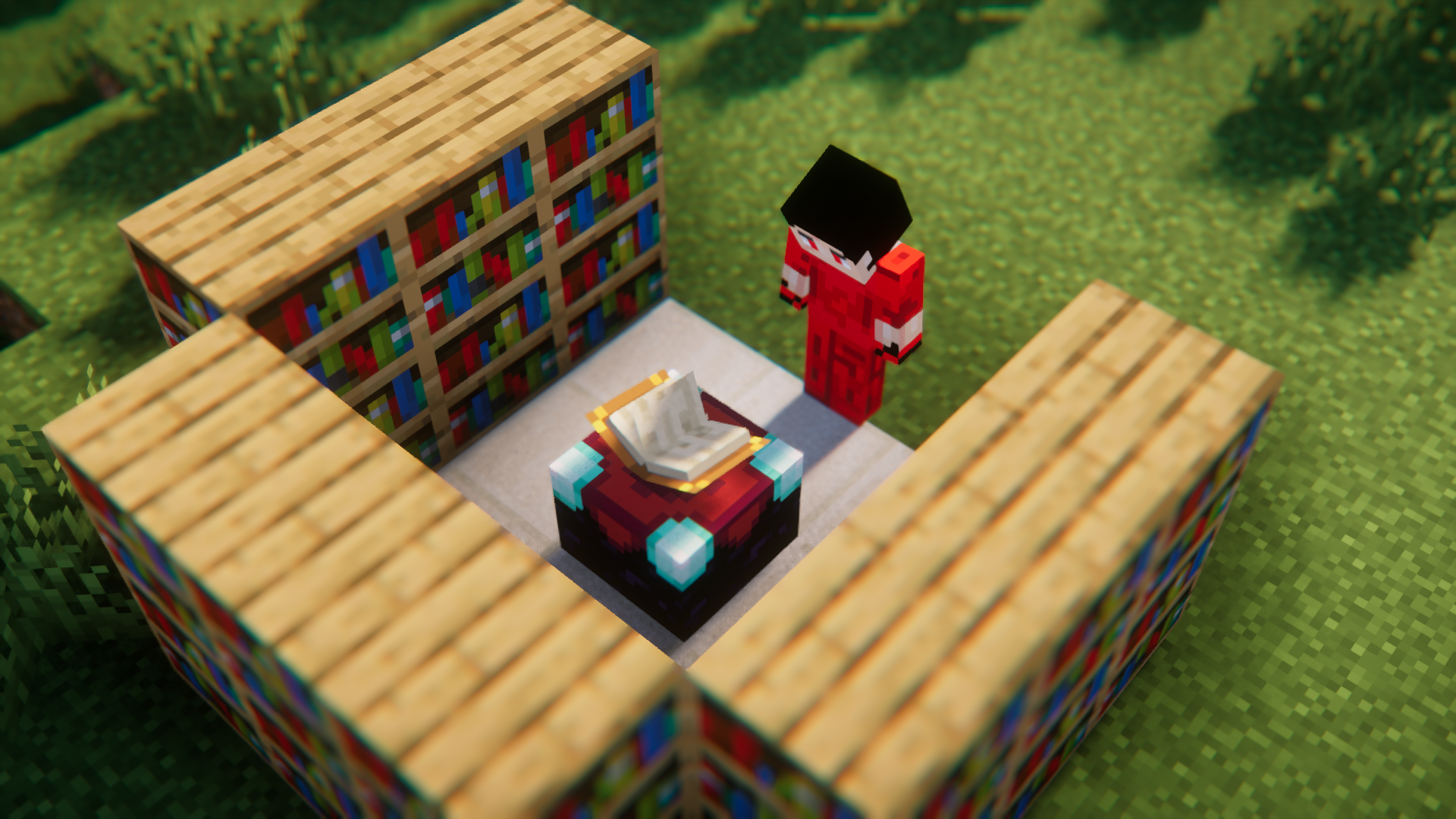 Интерфейс настроек мода Transparent Blocks In Enchant Area в Minecraft
