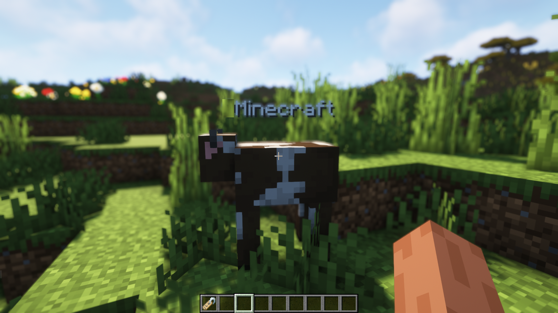 Мобы с именными тегами в разных биомах Minecraft