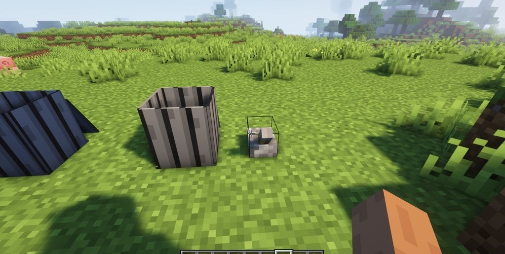 Игрок использует Trashed Mod для очистки инвентаря в Minecraft